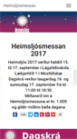 Mobile Screenshot of heimsljos.is